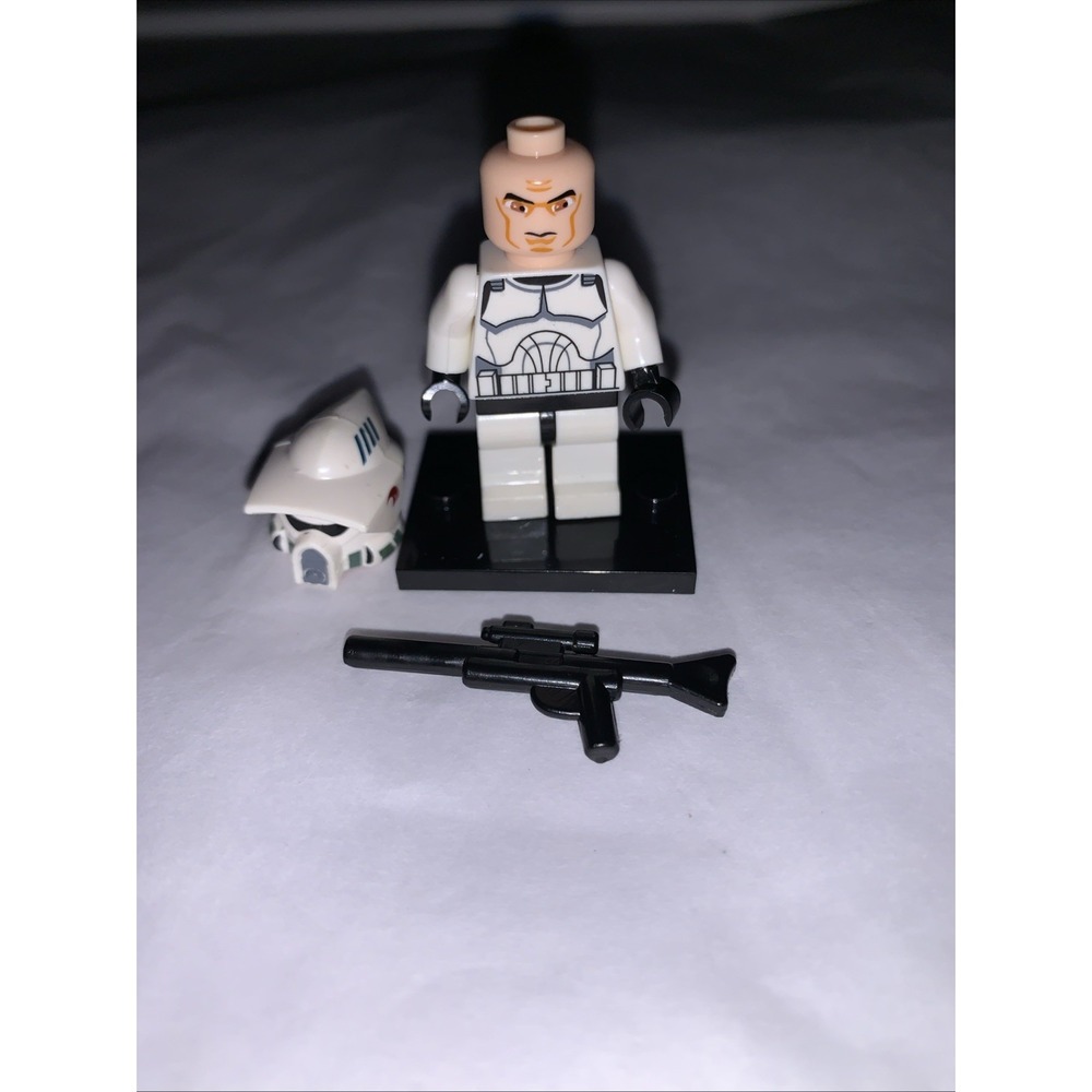 LEGO Star Wars ARF Clone Trooper Minifigure - unbranded Green Clone Wars Gun #2